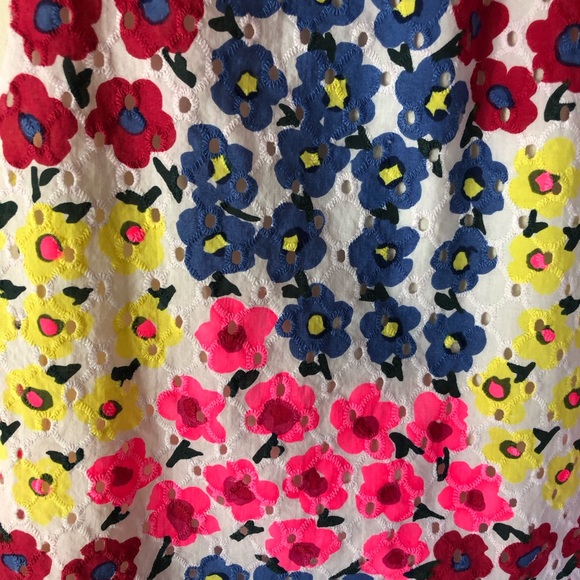 🌸🌼 Maximalism Dopamine Dressing Floral Talbots dress 🌼🌸 - Picture 2 of 5